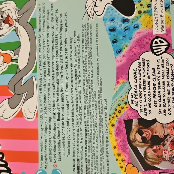 Looney tunes bath bomb, set Nwt - Picture 3 of 3